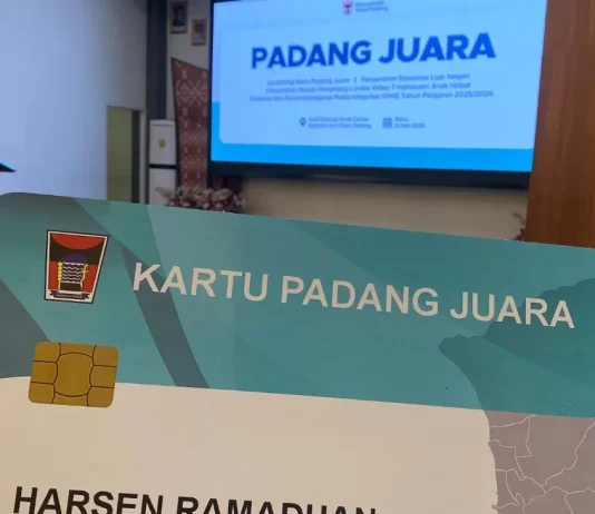 Pemko Padang Luncurkan Kartu Padang Juara dan Beasiswa Luar Negeri 2025/2026